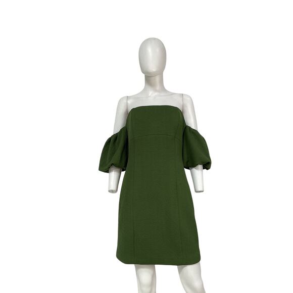 Elliatt 'Gloriosa' Green Polyester Dress Size M - NWT - Picture 2 of 5